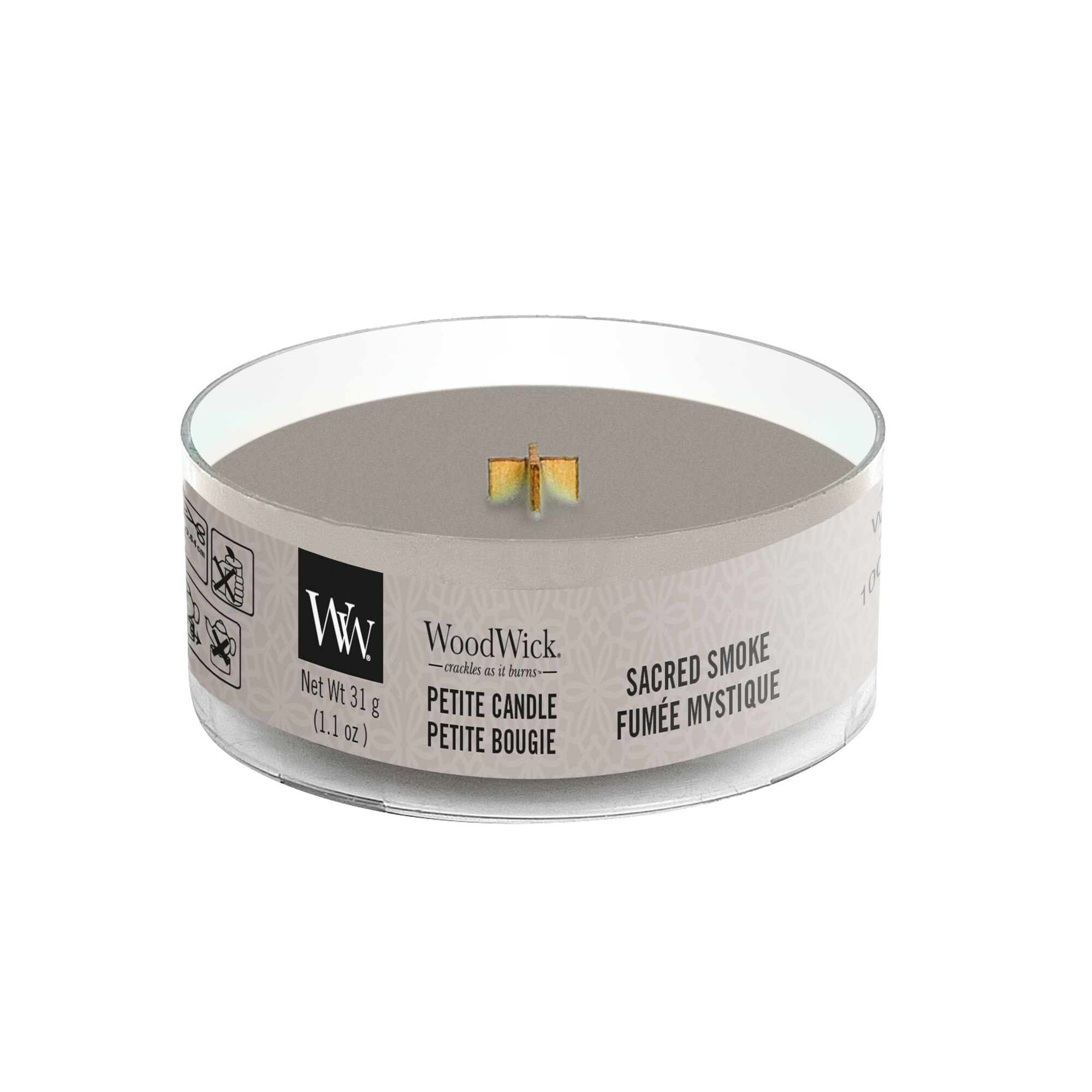 Lumanare Parfumata Petite Sacred Smoke, WoodWick®