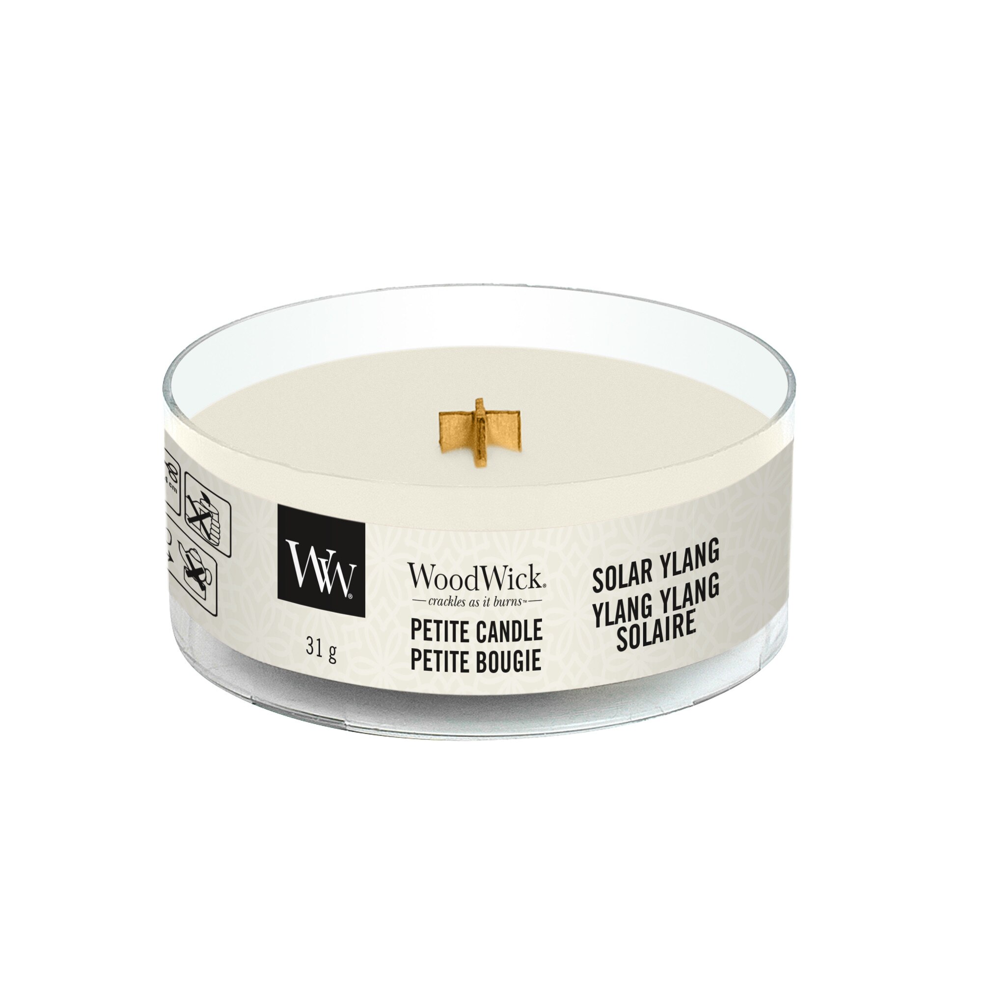 Lumanare Parfumata Petite Solar Ylang, WoodWick®