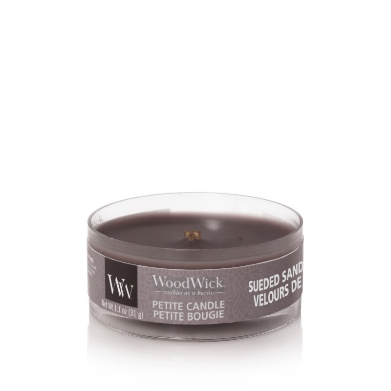 Lumanare Parfumata Petite Sueded Sandalwood, WoodWick®