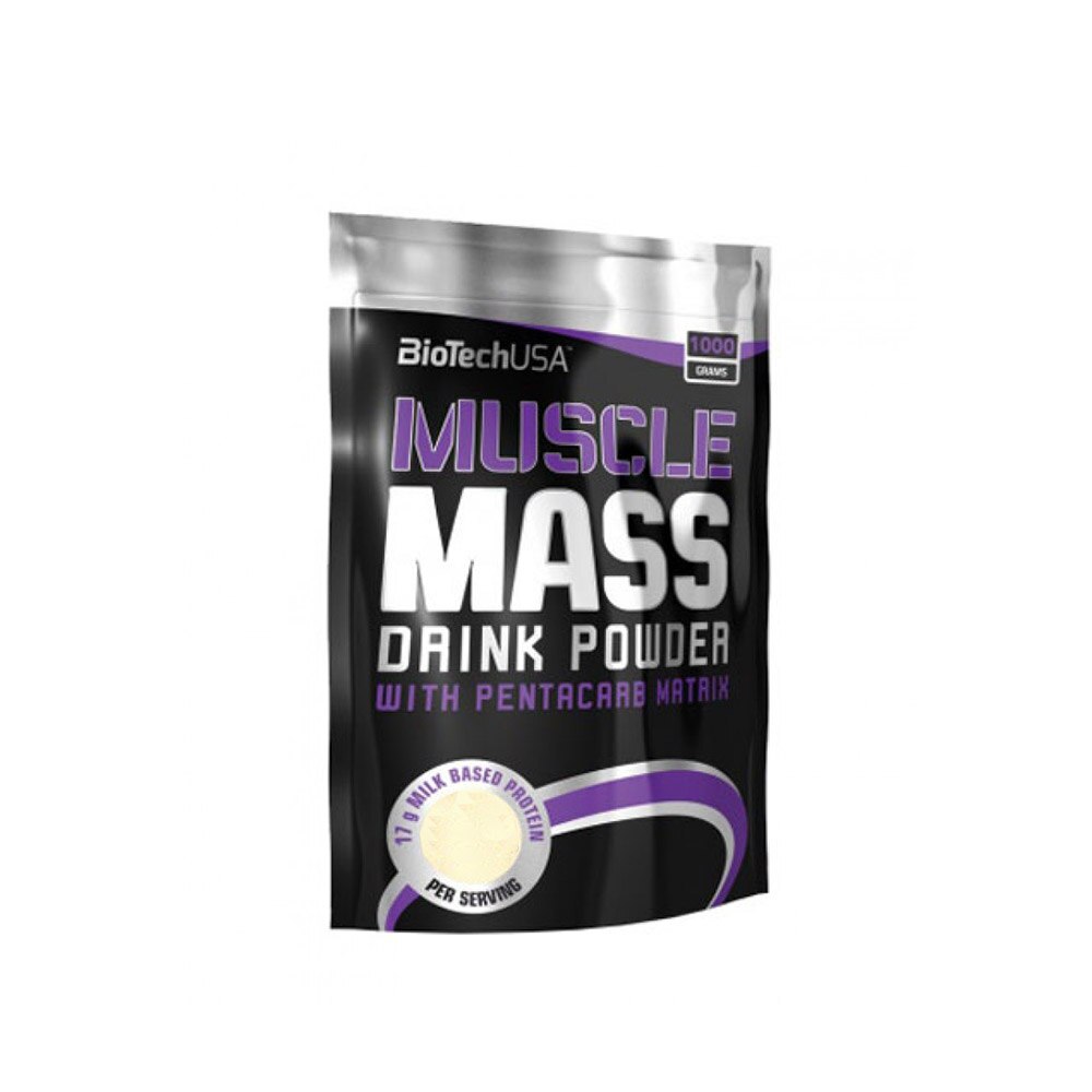 Pudra Energizanta Muscle Mass Biotech Usa Muscle Mass Ciocolata 1.000 Kg