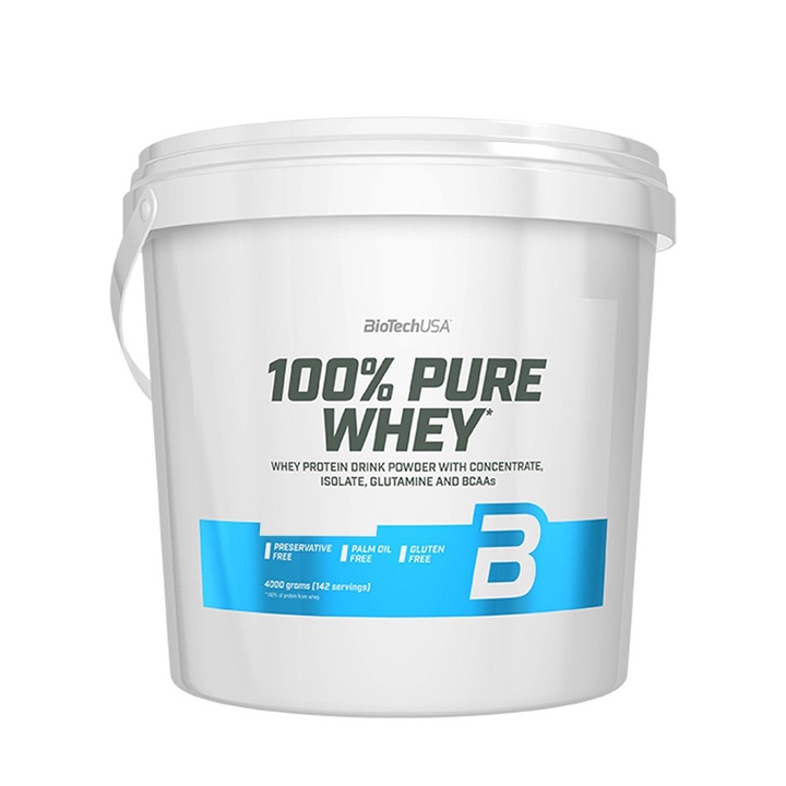 Енергизиращ прах Biotech Usa 100% Pure Whey Chocolate 4,000 Kg
