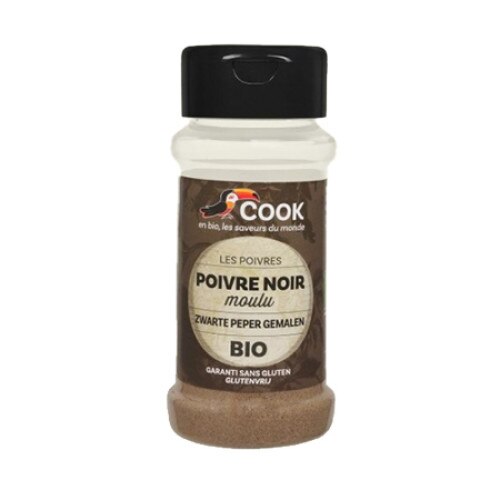 Piper negru macinat bio 45g Cook