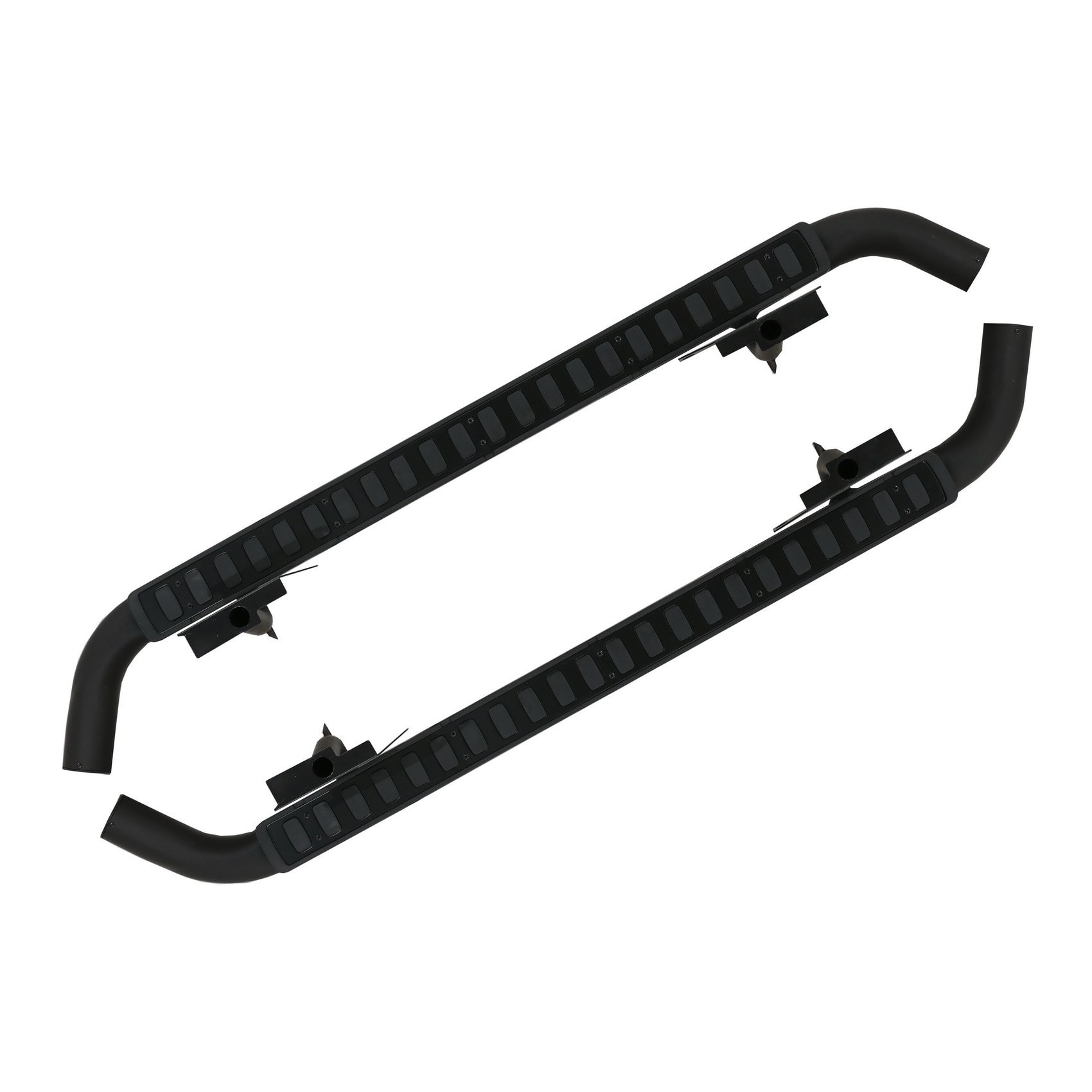 Set 2 Praguri trepte Laterale compatibile cu Land ROVER Defender 110 (1990-2016) Black Edition