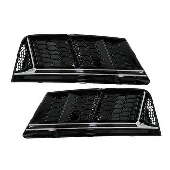 Grile Laterale compatibil cu Audi A4 B9 Sedan Avant (2016-2018) RS4 Design Silver Edition Grile Laterale compatibil cu Audi A4 B9 Sedan Avant (2016-2018) RS4 Design Silver Edition