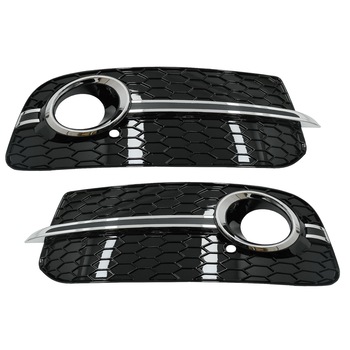Grile Laterale compatibil cu Audi Q5 SUV 8R Facelift (2012-2016) RS Design Negru Lucios Crom Grile Laterale compatibil cu Audi Q5 SUV 8R Facelift (2012-2016) RS Design Negru Lucios Crom