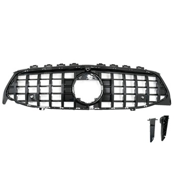 Grila Centrala compatibil cu Mercedes CLA X118 C118 (2019-up) GT-R Panamericana Design Negru Lucios Grila Centrala compatibil cu Mercedes CLA X118 C118 (2019-up) GT-R Panamericana Design Negru Lucios