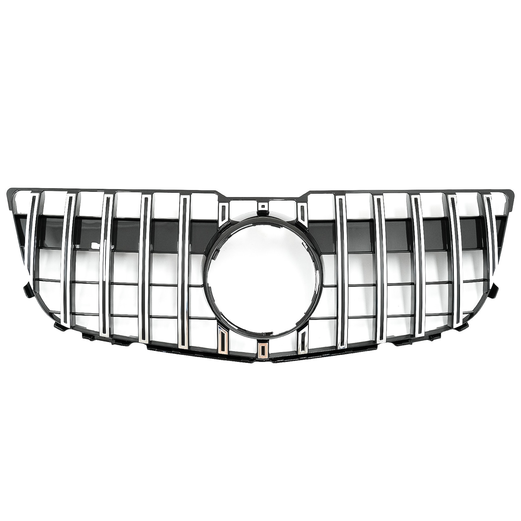 Grila Centrala compatibil cu MERCEDES Benz GLK-Class X204 Facelift (2013-2015) GT-R Panamericana Design Chrome