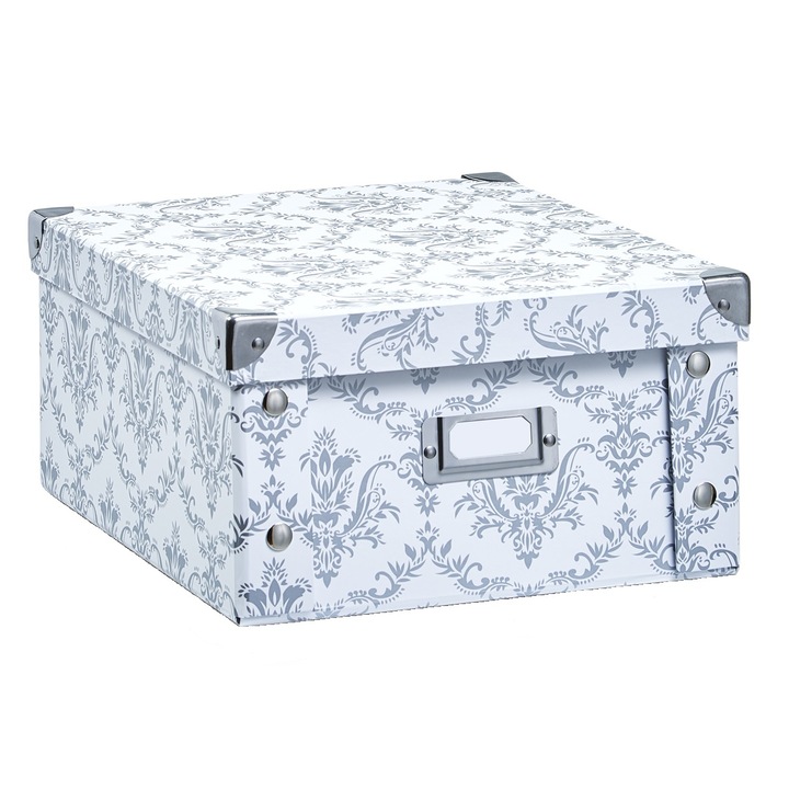 Cutie depozitare cu capac, 31x26x14 cm, Zeller, Vintage