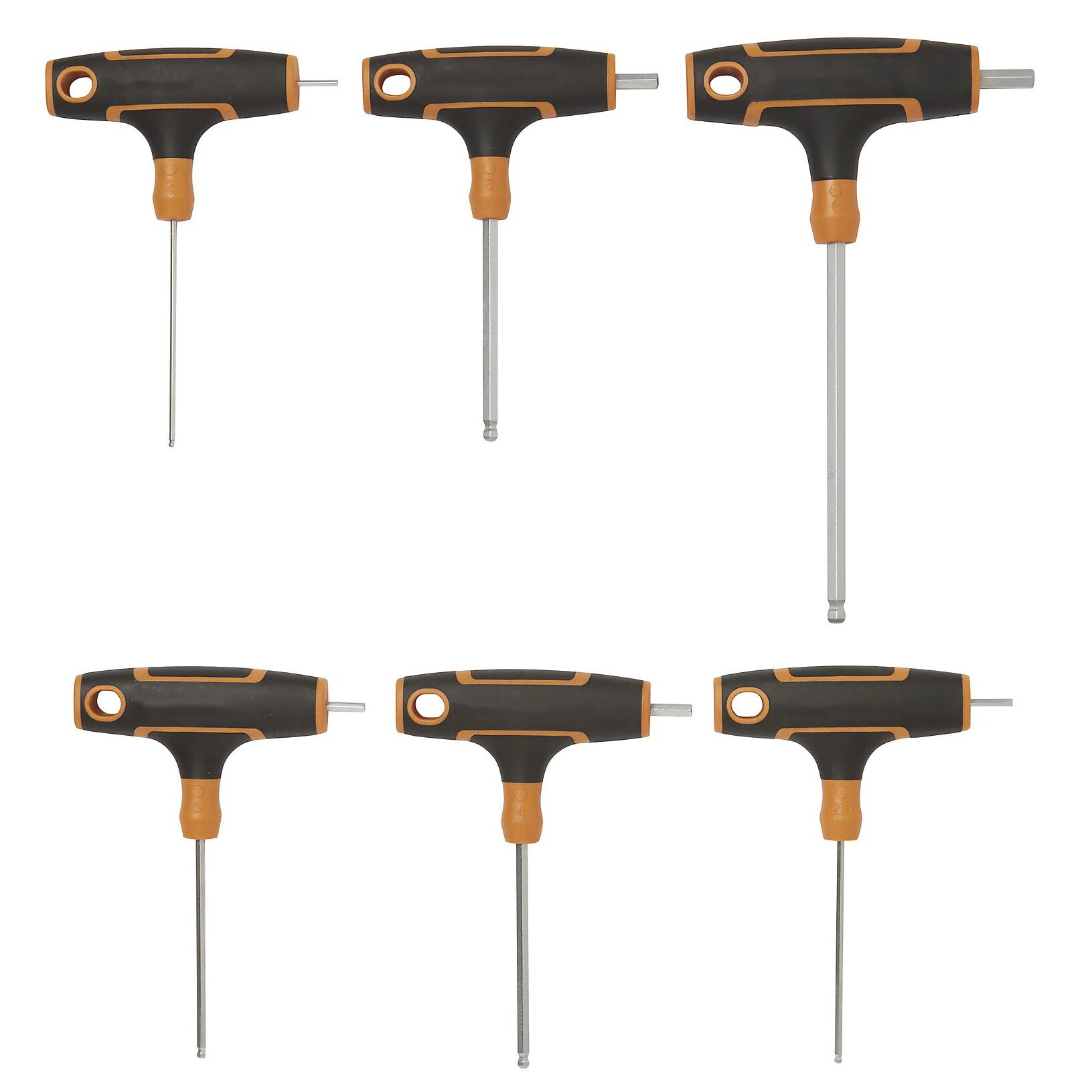 Set 6 chei hexagonale lungi, Zola®, H2 - H6