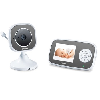 Monitor video pentru bebelusi Beurer BY 110, autonomie de pana la 300 m, Modul ECO, 4 melodii, 95261_EN Monitor video pentru bebelusi Beurer BY 110, autonomie de pana la 300 m, Modul ECO, 4 melodii, 95261_EN