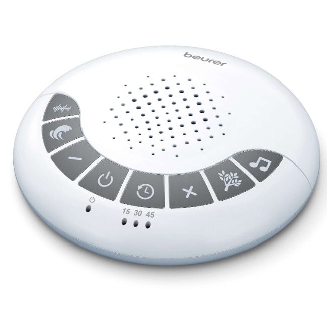 Dispozitiv de adormire Beurer SL 15, mufa pentru casti, 4 melodii diferite, pe baterii, 67766_EN