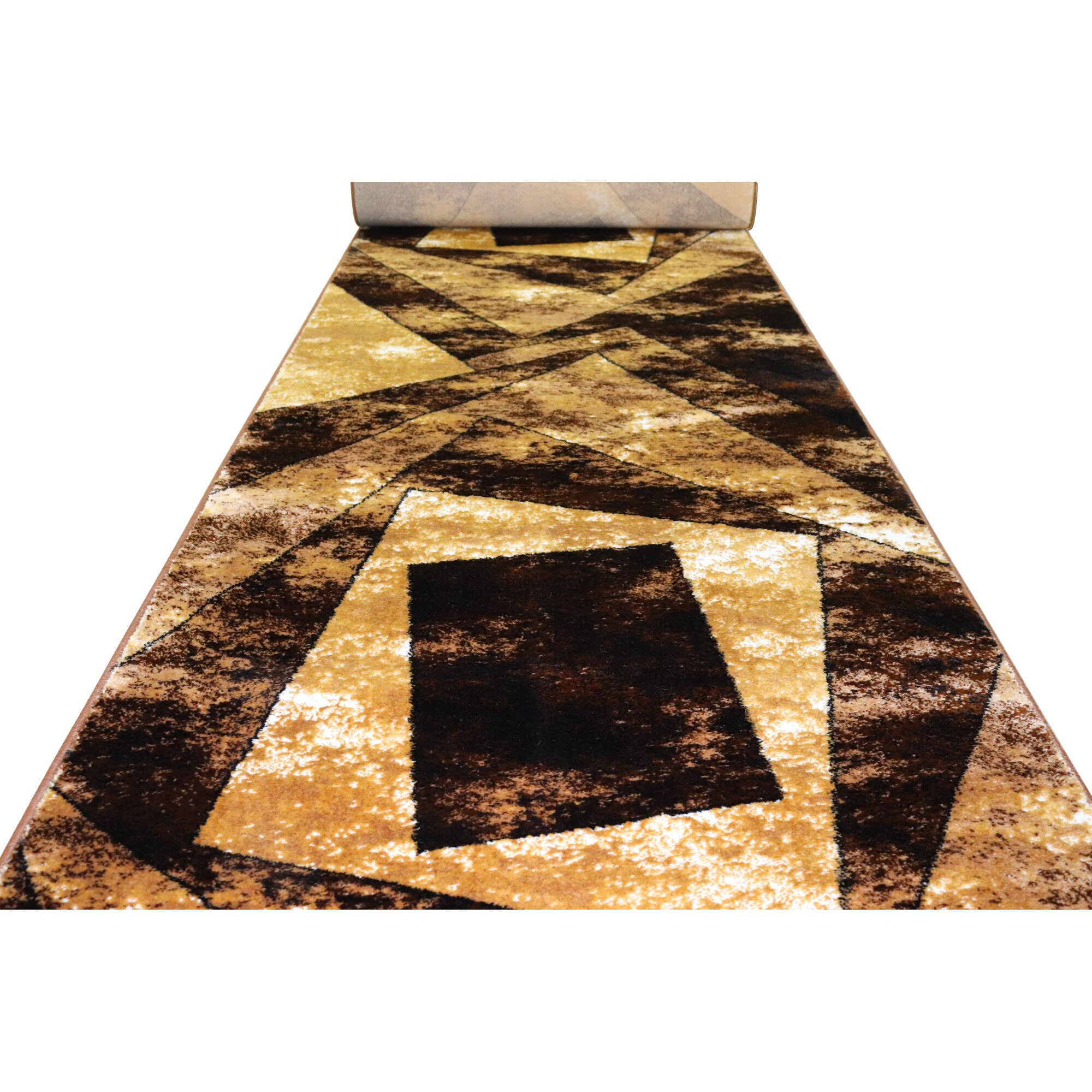 Traversa Covor Gold COLLECTION latime 120 cmx100cm -0835 maro