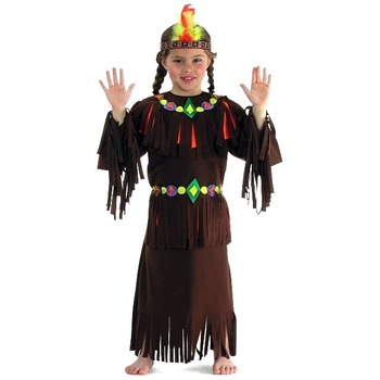 Costum de carnaval, de indianca, cu bentita colorata, pentru copii 4-5 ani Costum de carnaval, de indianca, cu bentita colorata, pentru copii 4-5 ani