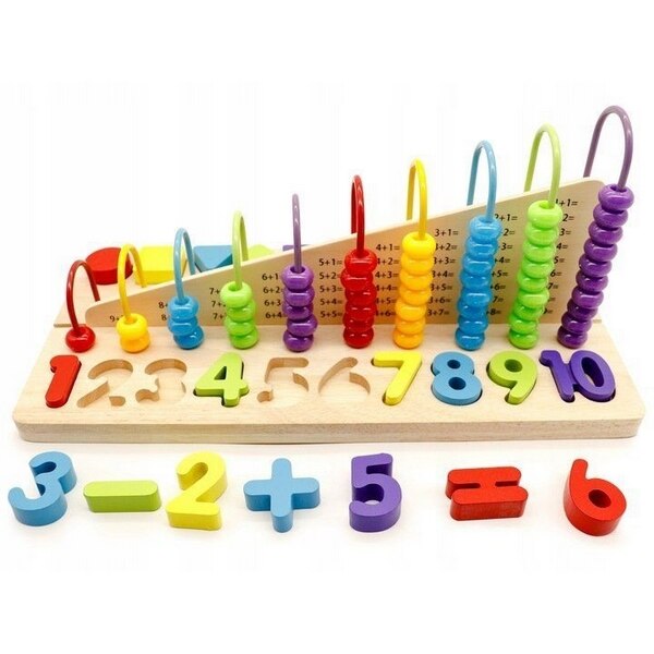 Set educational din lemn ecotoys mb059