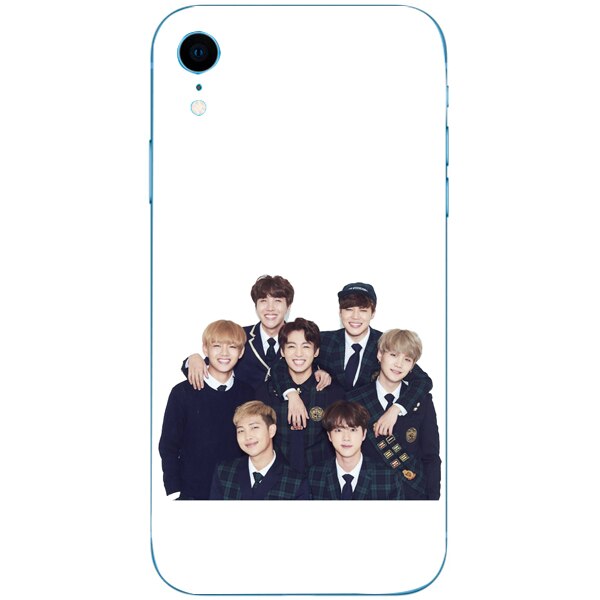 Husa din Silicon, Bts Gang pentru iPhone XR, Multicolor