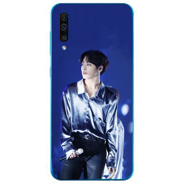 Husa din Silicon, BTS Jeon jungkook pentru Samsung Galaxy A50, Multicolor