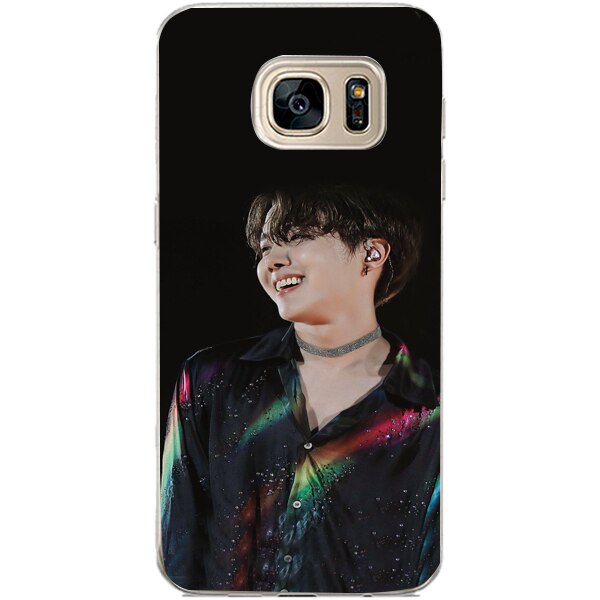 Husa din Silicon, BTS J-hHope pentru Samsung Galaxy S7 Edge, Multicolor