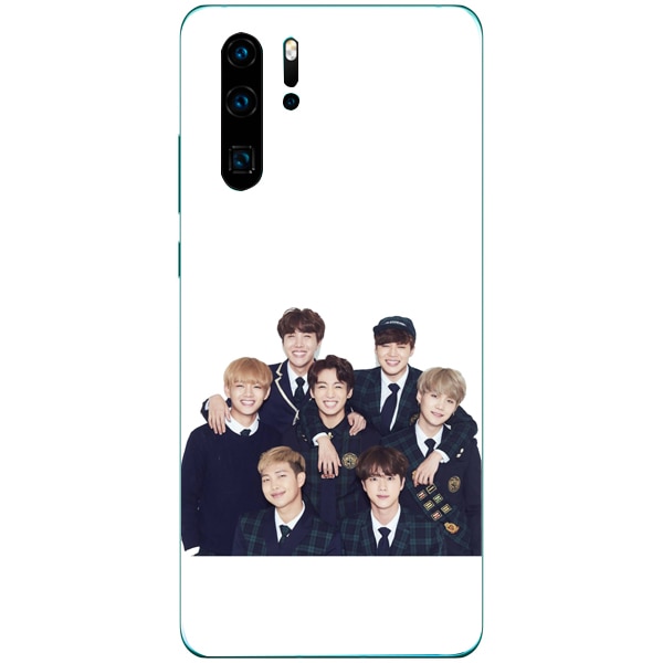 Husa din Silicon, Bts Gang pentru Huawei P30 Pro, Multicolor