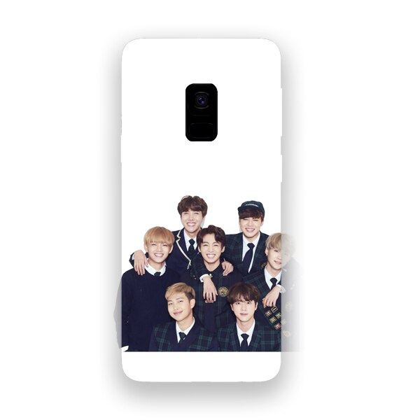 Husa din Silicon, Bts Gang pentru Samsung Galaxy S9, Multicolor