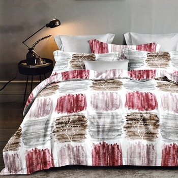 Lenjerie de pat dublu FOSFORESCENTA, bumbac satinat PUCIOASA, 4 piese, 2 persoane, FOS3 Lenjerie de pat dublu FOSFORESCENTA, bumbac satinat PUCIOASA, 4 piese, 2 persoane, FOS3