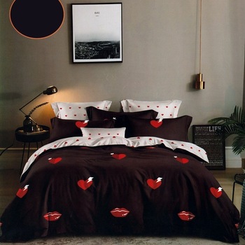 Lenjerie de pat dublu FOSFORESCENTA, finet PUCIOASA, 4 piese, 2 persoane, FOS13 Lenjerie de pat dublu FOSFORESCENTA, finet PUCIOASA, 4 piese, 2 persoane, FOS13