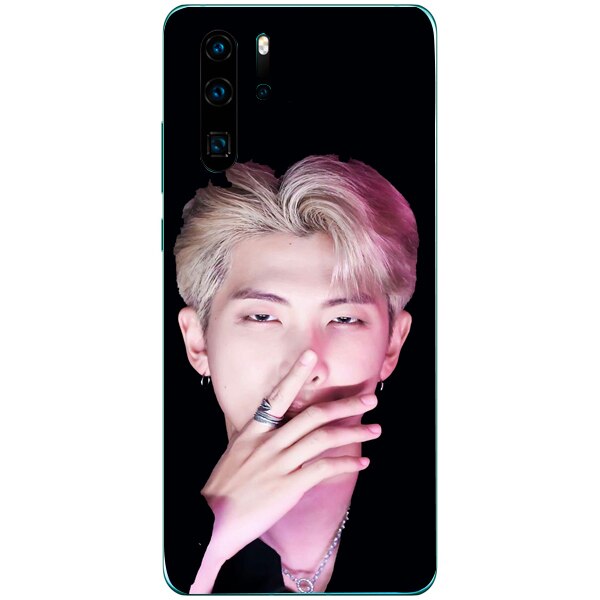 Husa din Silicon, BTS Kim Nam joom pentru Huawei P30 Pro, Multicolor