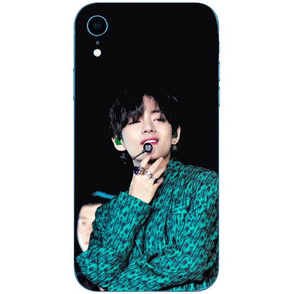 Husa din Silicon, BTS Kim Tae-Hyung pentru iPhone XR, Multicolor