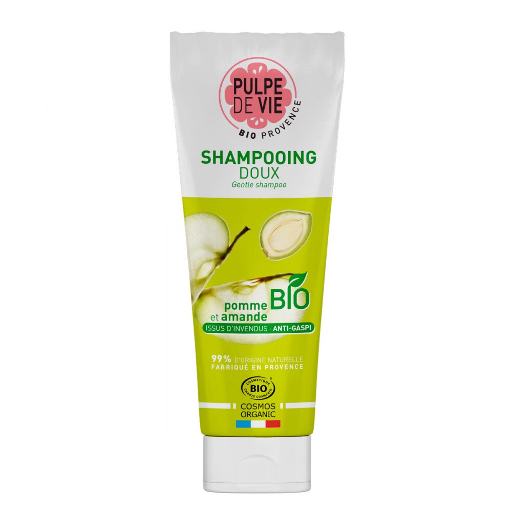 Sampon delicat cu mar si migdale bio POMPOMPIDOUX 250ml Pulpe de Vie