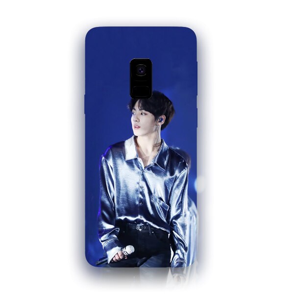Husa din Silicon, BTS Jeon jungkook pentru Samsung Galaxy S9, Multicolor