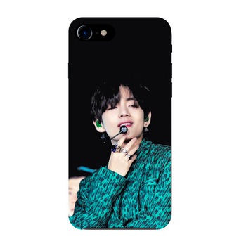 Husa din Silicon, BTS Kim Tae-Hyung pentru iPhone 7, Multicolor Husa din Silicon, BTS Kim Tae-Hyung pentru iPhone 7, Multicolor