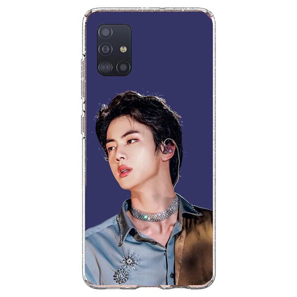 Husa din Silicon, BTS Jin pentru Samsung Galaxy A51, Multicolor