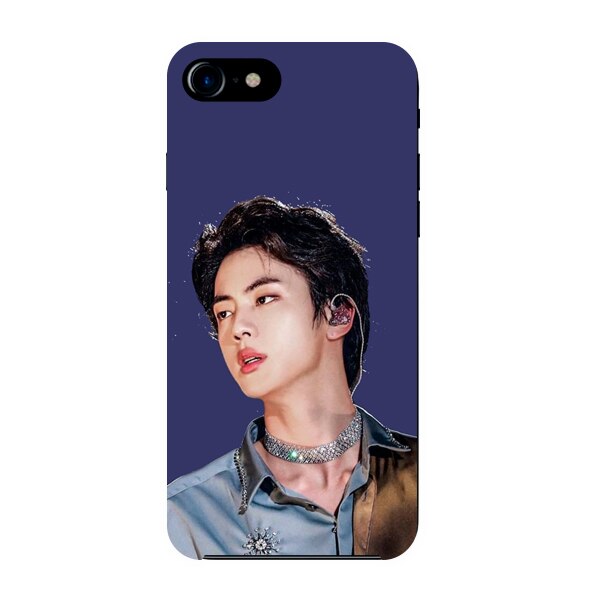 Husa din Silicon, BTS Jin pentru iPhone 7 Plus, Multicolor