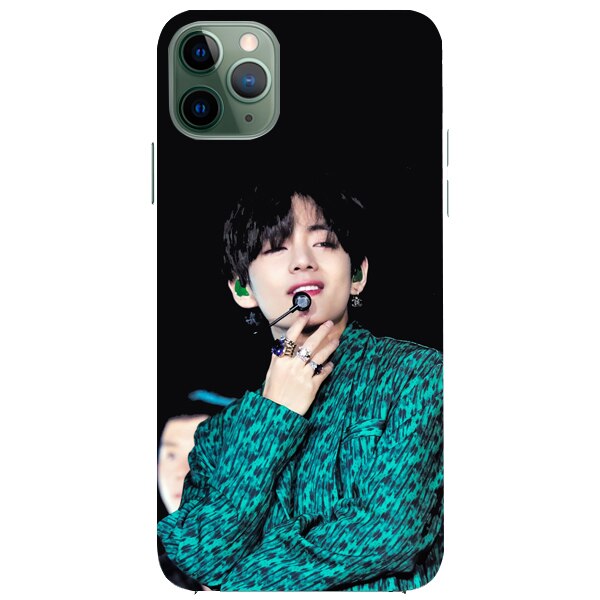 Husa din Silicon, BTS Kim Tae-Hyung pentru iPhone 11 Pro Max, Multicolor