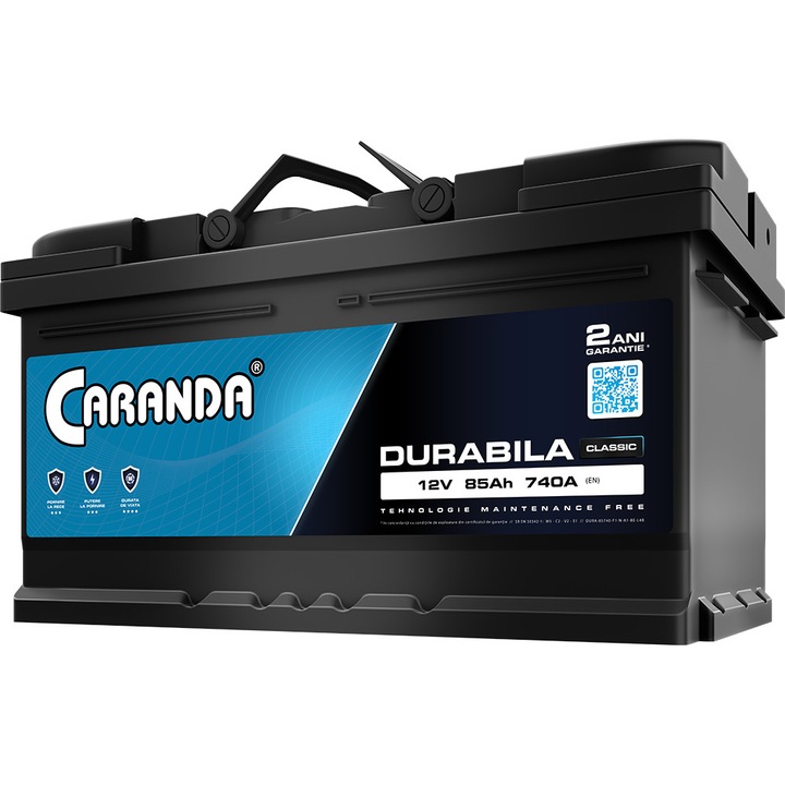 Baterie Auto Caranda Durabila 85Ah 740A