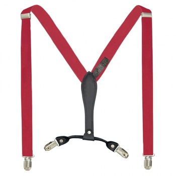 Bretele slim, Onore, poliester, latex si piele ecologica, grena, reglabile si elastice, 80 - 120 x 2.5 cm Bretele slim, Onore, poliester, latex si piele ecologica, grena, reglabile si elastice, 80 - 120 x 2.5 cm