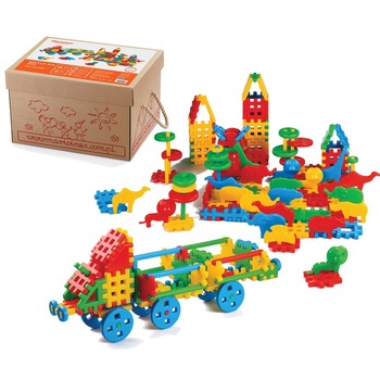 Set de constructie, Waffle Mix, Posibilitati Multiple de Construire, 200 Piese Calitative, Include Figurine si Piese Conectoare, Cutie de Carton, Multicolor Set de constructie, Waffle Mix, Posibilitati Multiple de Construire, 200 Piese Calitative, Include Figurine si Piese Conectoare, Cutie de Carton, Multicolor