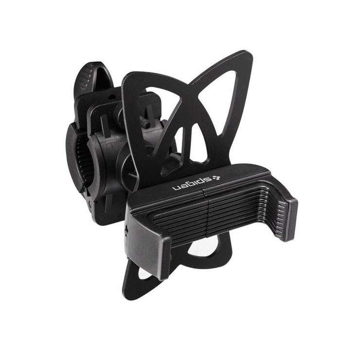 Suport universal bicicleta Spigen A250, Rotire 360 grade, Negru