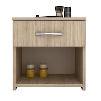 Noptiera 1 Sertar, Stejar Sonoma, 40 x 35 x 40 cm