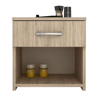 Noptiera 1 Sertar, Stejar Sonoma, 40 x 35 x 40 cm Noptiera 1 Sertar, Stejar Sonoma, 40 x 35 x 40 cm