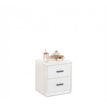 Noptiera White 43x46x41 cm Noptiera White 43x46x41 cm