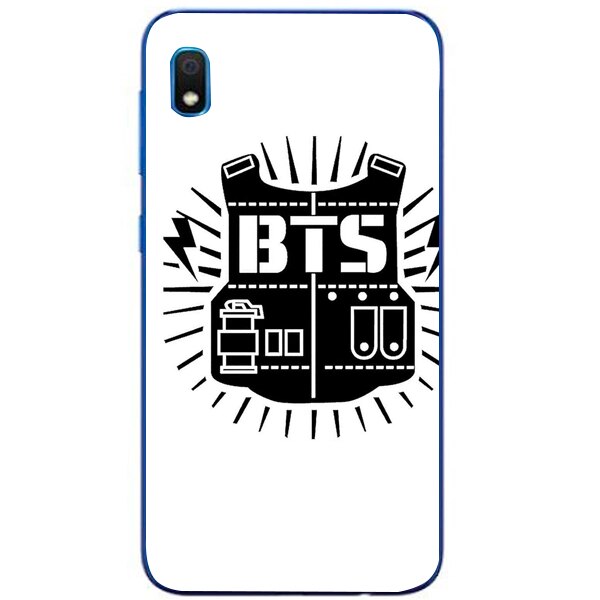 Husa din Silicon, BTS Logo Army pentru Samsung Galaxy A10, Multicolor