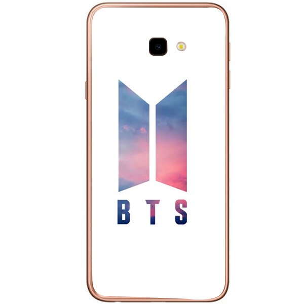 Husa din Silicon, BTS Logo Colours pentru Samsung Galaxy J4 Plus, Multicolor