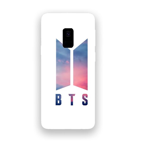 Husa din Silicon, BTS Logo Colours pentru Samsung Galaxy S9 Plus, Multicolor
