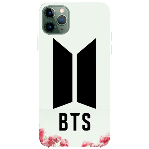 Husa din Silicon, BTS Logo Flowers pentru iPhone 11 Pro, Multicolor