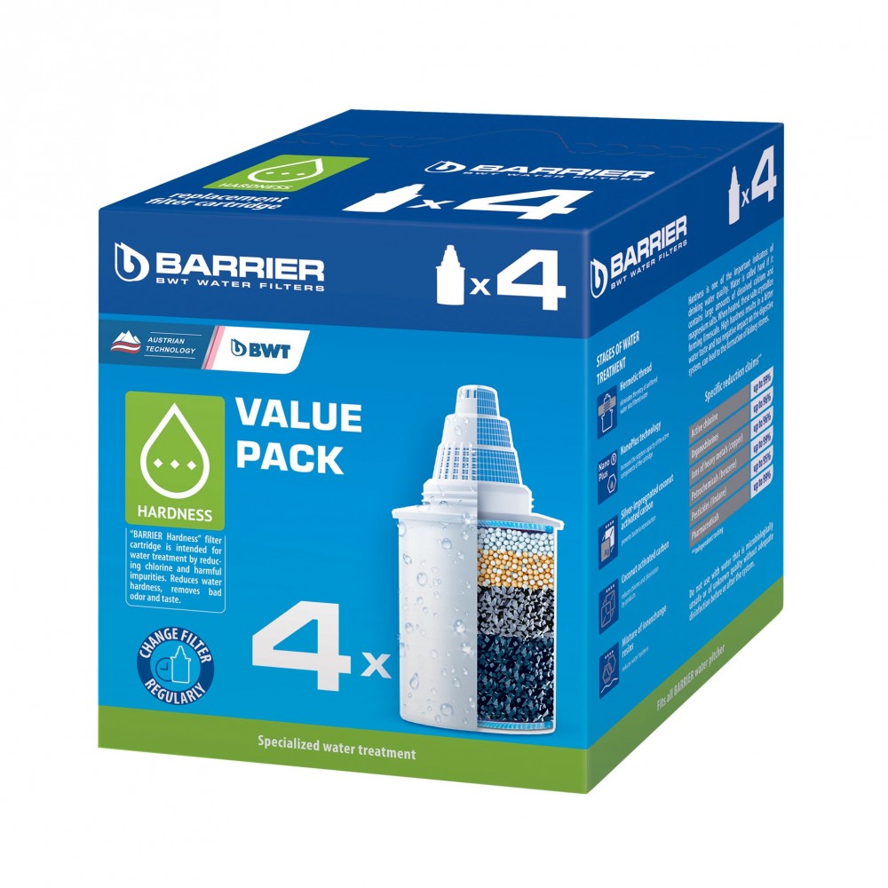 Set 4 bucati rezerva filtru apa Barrier - Hard