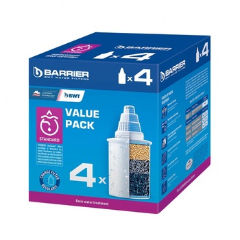 Set 4 bucati rezerva filtru apa Barrier - Standard Set 4 bucati rezerva filtru apa Barrier - Standard