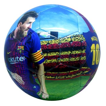 Minge fotbal Messi - FC Barcelona, marime 5, Multicolor Minge fotbal Messi - FC Barcelona, marime 5, Multicolor