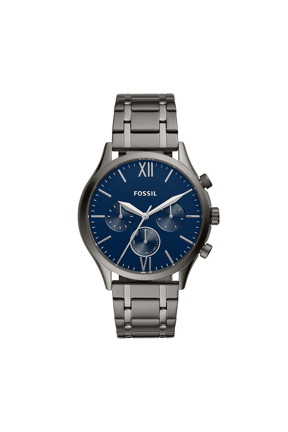 Fossil, Ceas din otel inoxidabil cu functii multiple, Gri hematit