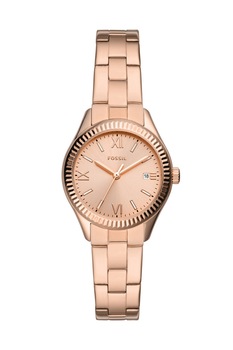 Fossil, Ceas quartz cu detalii striate, Auriu rose Fossil, Ceas quartz cu detalii striate, Auriu rose