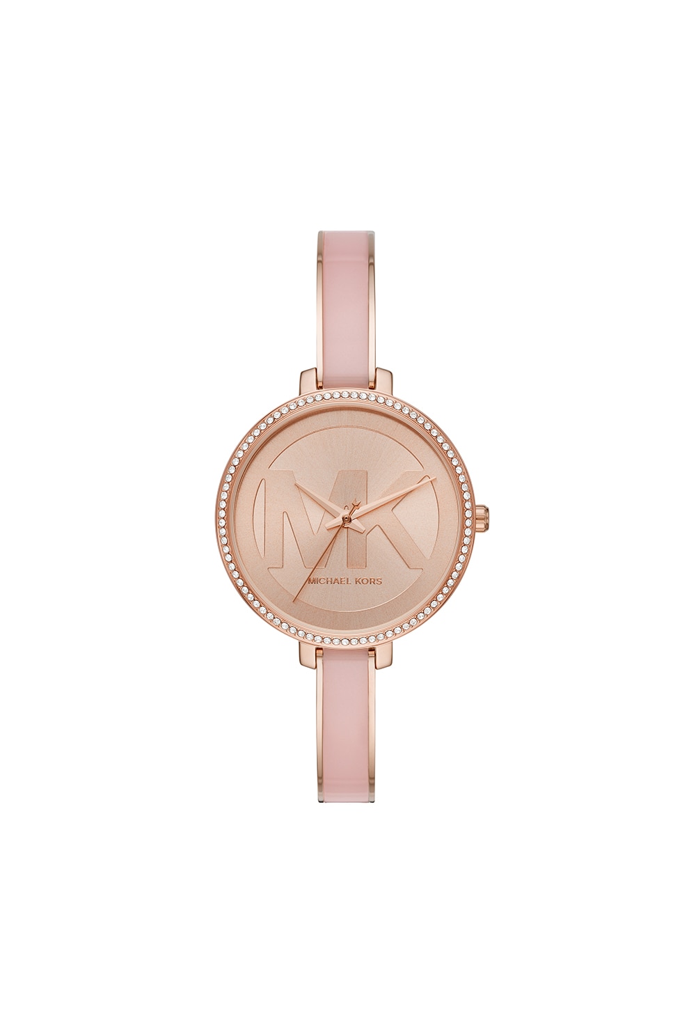 Michael Kors, Ceas rotund cu cristale, Auriu